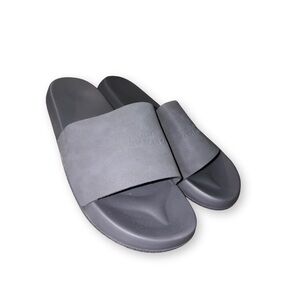 RUKEN Charcoal Slide Sandals